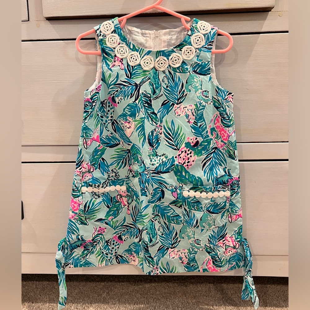 Lilly Pulitzer blue toddler girl dress size 3T